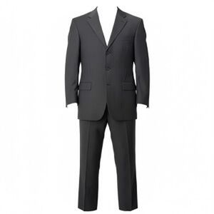 GIORGIO COSAMI Wool Cashmere‎ Men's Single Breasted 3Button Dark Gray Suit